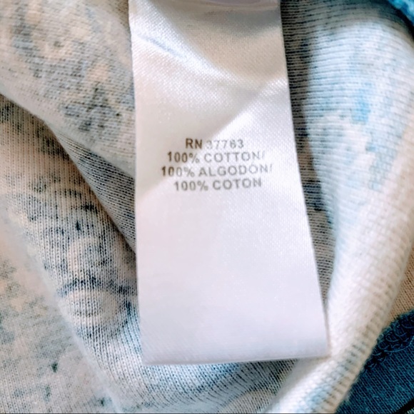 Rafaella Paisley Top Blue 3/4 Sleeve Large Petite - Picture 8 of 9